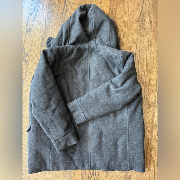 Men’s XL wool coat with hood - Picture 3 of 3